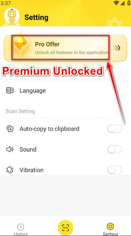 Barcode Scanner (Premium Unlocked)